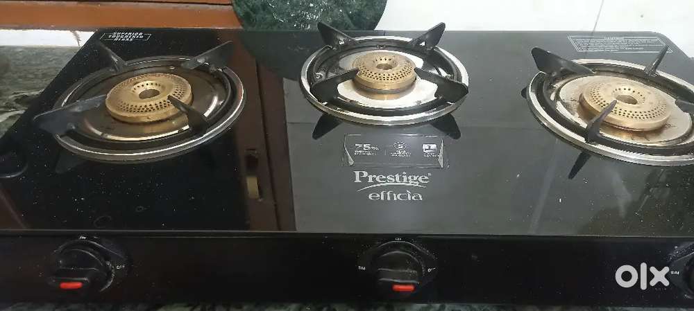 Prestige Efficia 3 Burner Gas Stove – Excellent Condition