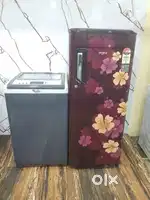 Whirlpool latest flower model refrigerator & whirlpool washing machine
