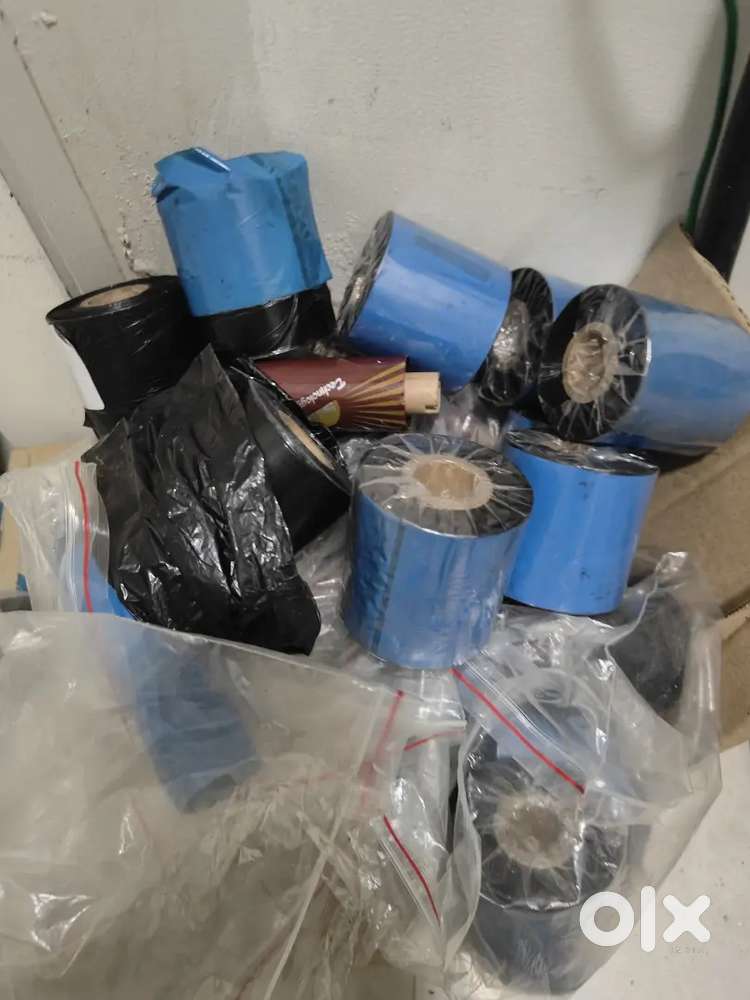 Label rolls and ribin