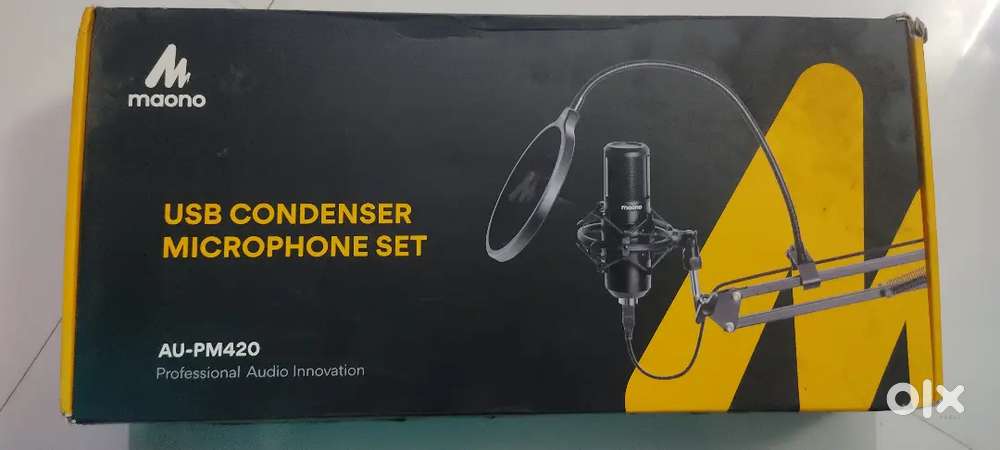 Maono Microphone set USB model no AU-PM420