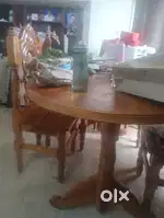 Teak wood Dining table new condition