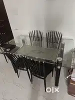 Dining table with 6 chairs
