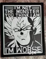 Handmade Anime framed poster