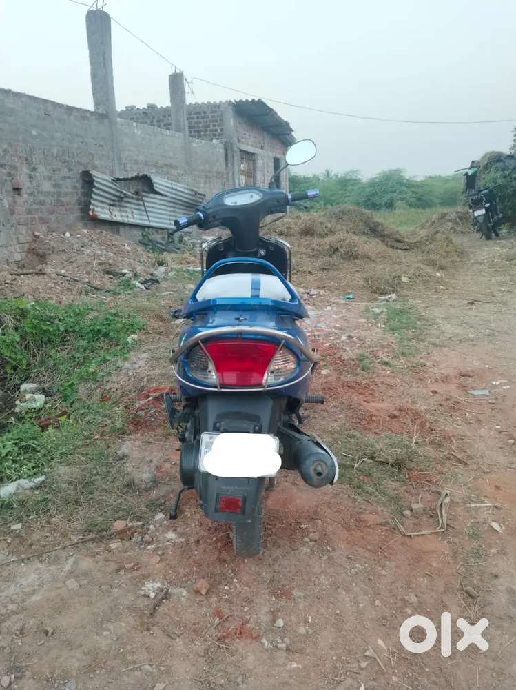 Tvs scooter pep plus (80.8cc) in blue colour