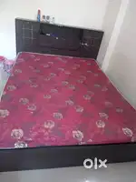 Double storage bed + Kitchen utility rack + TV antenna