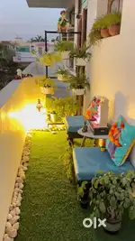 3bhk penthouse with personal terrace CCTV camera security lift all fac