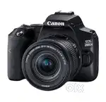 DSLR Canon EOS 200 D II with 18-55 lens at very cheap price