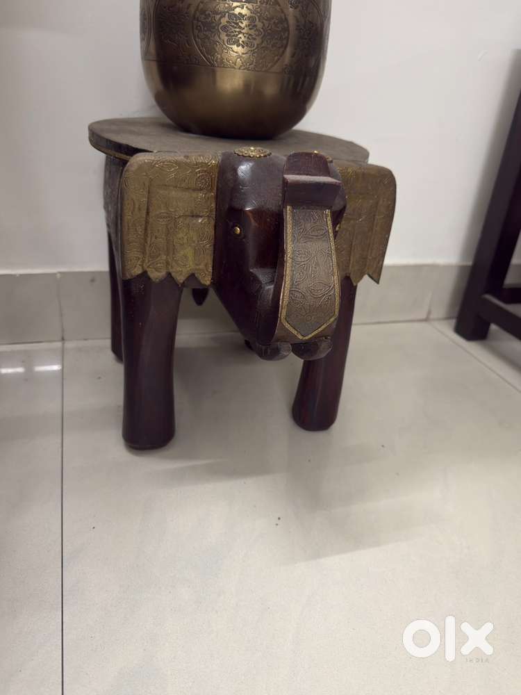 Woodden carved stools