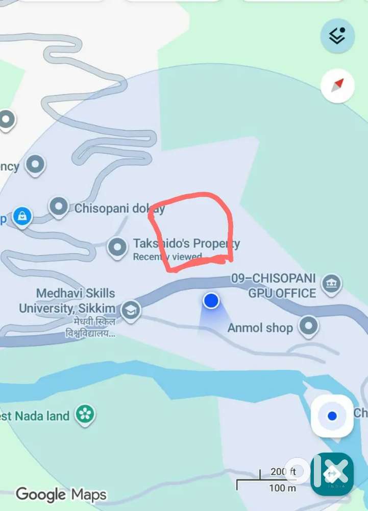 Land for sale with 2 Storey building