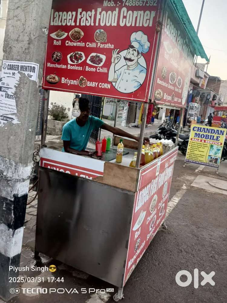 Need parking space for food cart