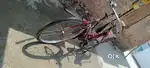 Pink coloured minimum used cycle