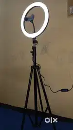 LED ring light and tripod stand