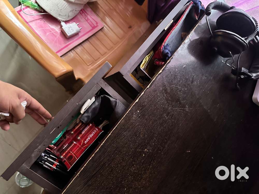 Work/study desk with shelf and drawer