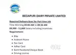 Required Delivery Boy for Part time job at Sodepur & Barrackpore