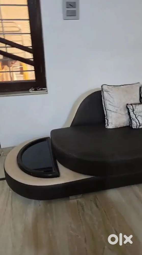 L shape sofa set