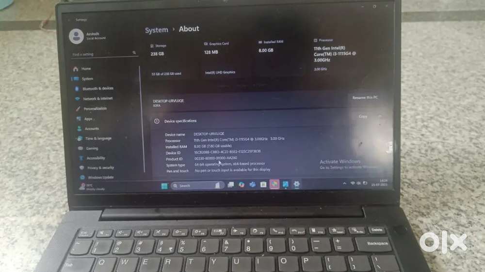 Sale my laptop