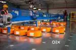 Sorting scanning loading unloading parcel