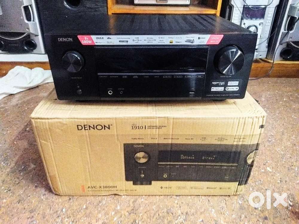 Denon x3800h 9.4 upto 11.4 channel 8k and 4k