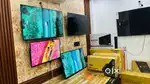 43inch smart qled freamlesss led tv brand new with 1 year warranty