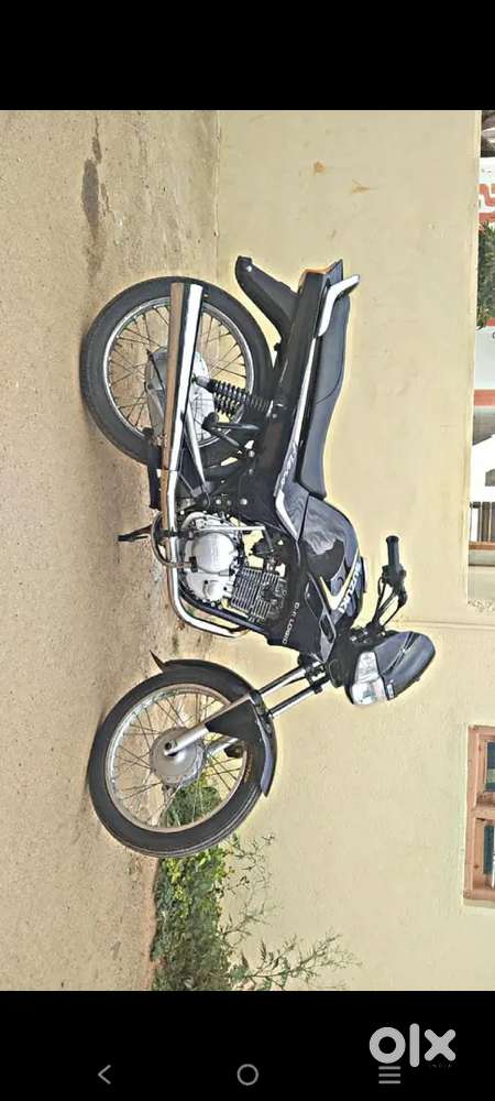 Black painting condition bike
