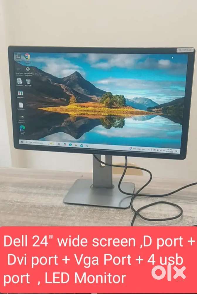 Dell 24 wide screen   refurbished monitor