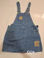 Jeans Dungree with embroidery work