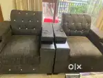 5 sitter sofa with table