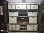 Multi-purpose wall-unit / showcase in mint condition.