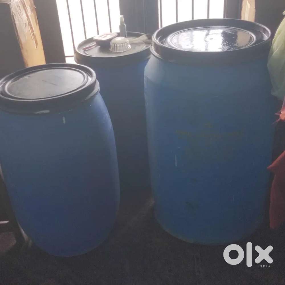 Plastic drum multi purpose storage