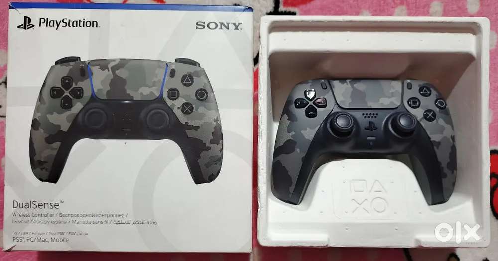 Sony PS5 DualSense Wireless Controller – Grey Camouflage.