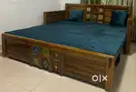 BRAND NEW Teak Wood Sofa-Cum-Bed