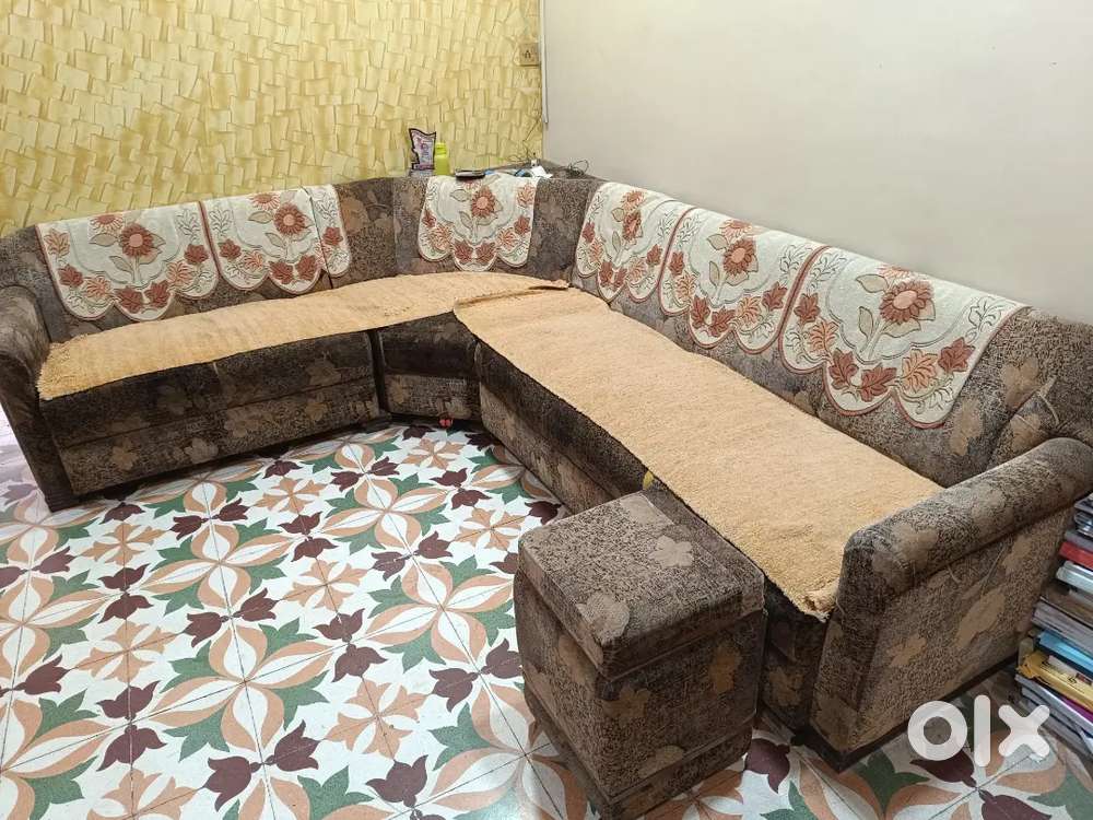 Corner Sofa set and computer table
