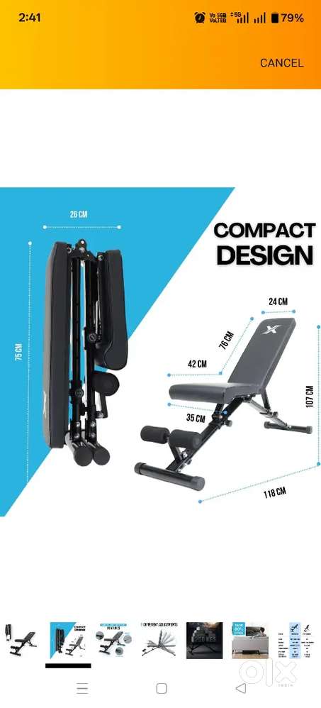 Foldable Bench press for sell