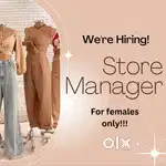 Female Store Manager need for Boutique