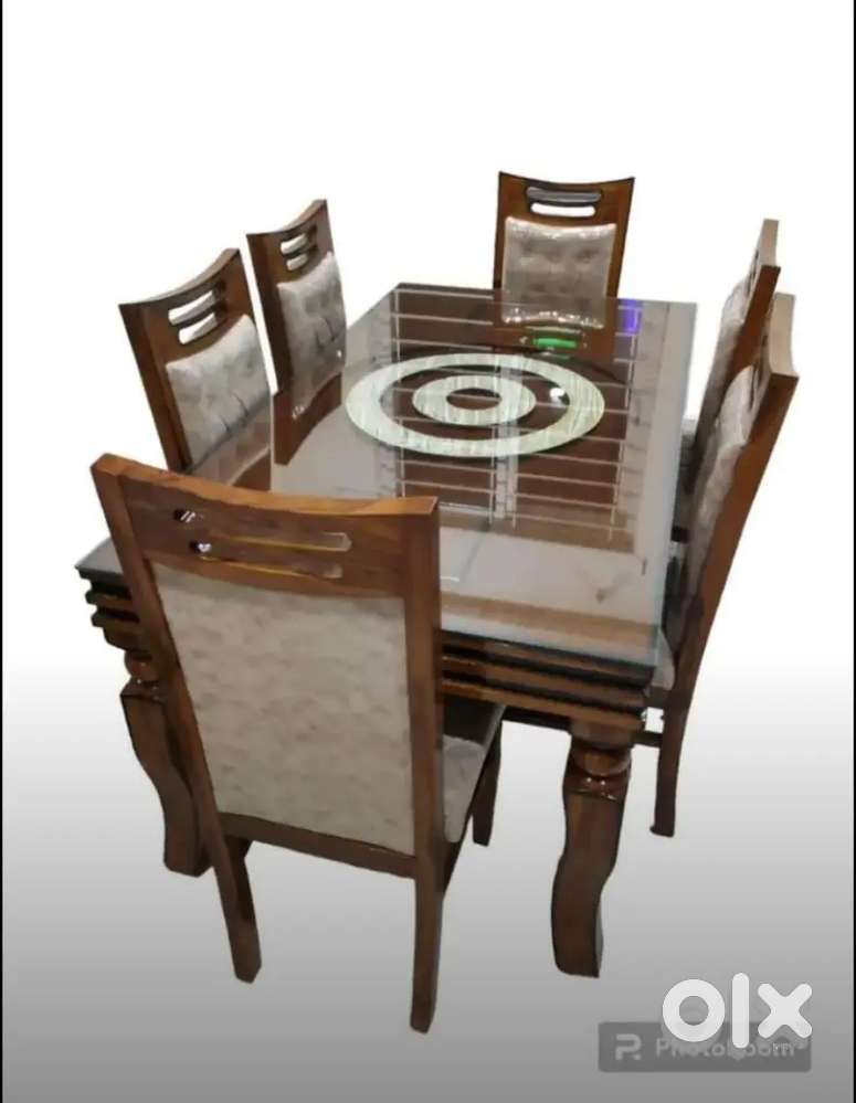 6 CHAIRS DINING TABLE AVAILABLE IN STARF FURNITURE