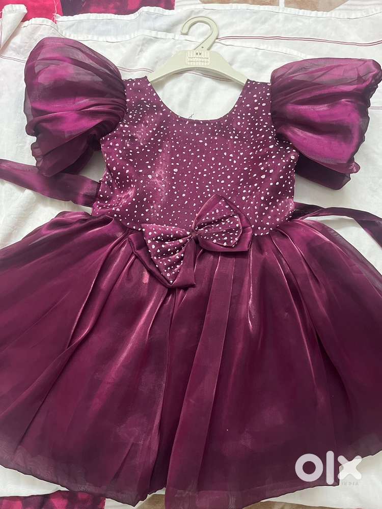 Beautiful purple frock
