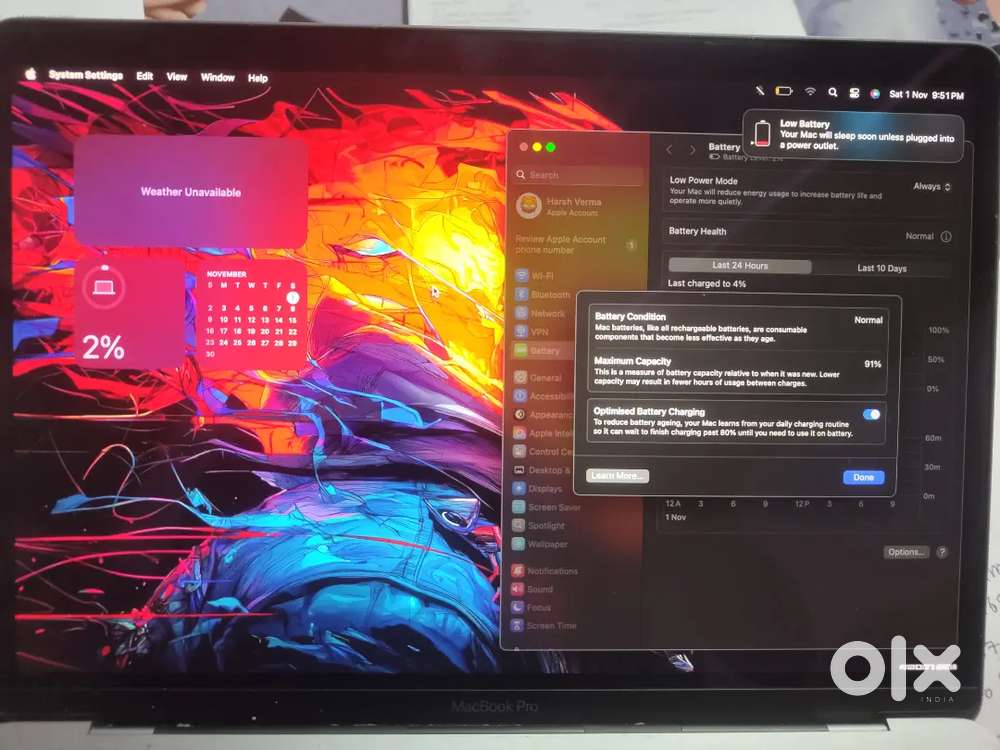 Macbook Pro M1 Touchbar