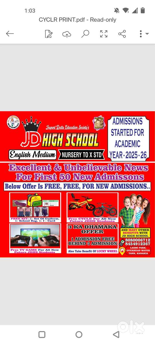 Maths Teacher (Std.6th to 1oth)