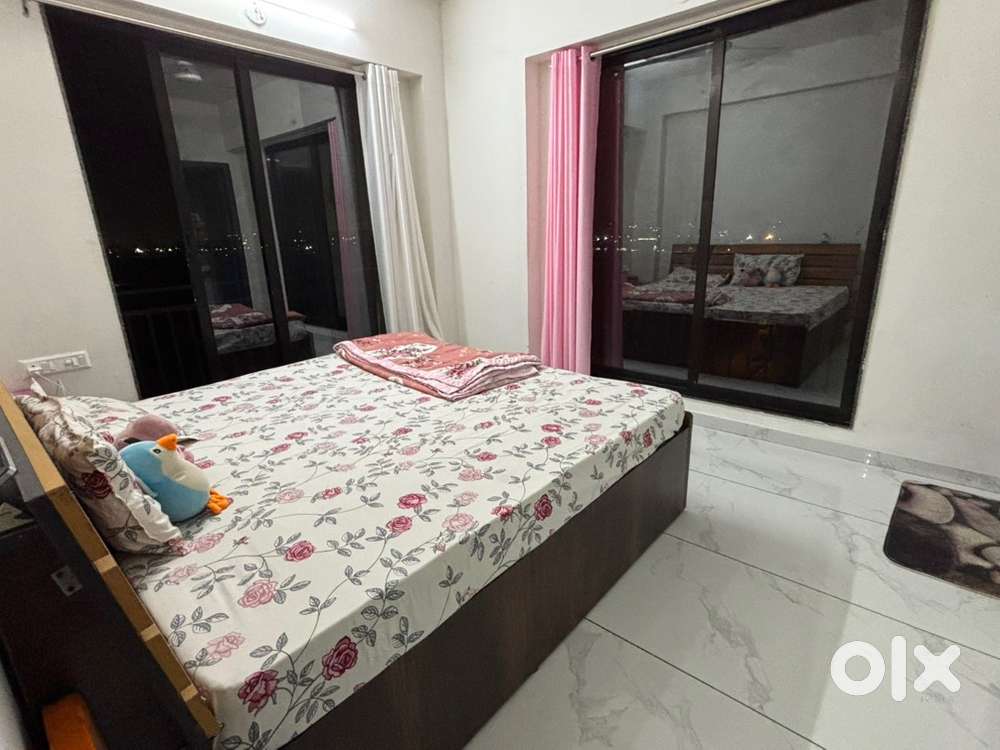 King size Bed with king size spring mattress