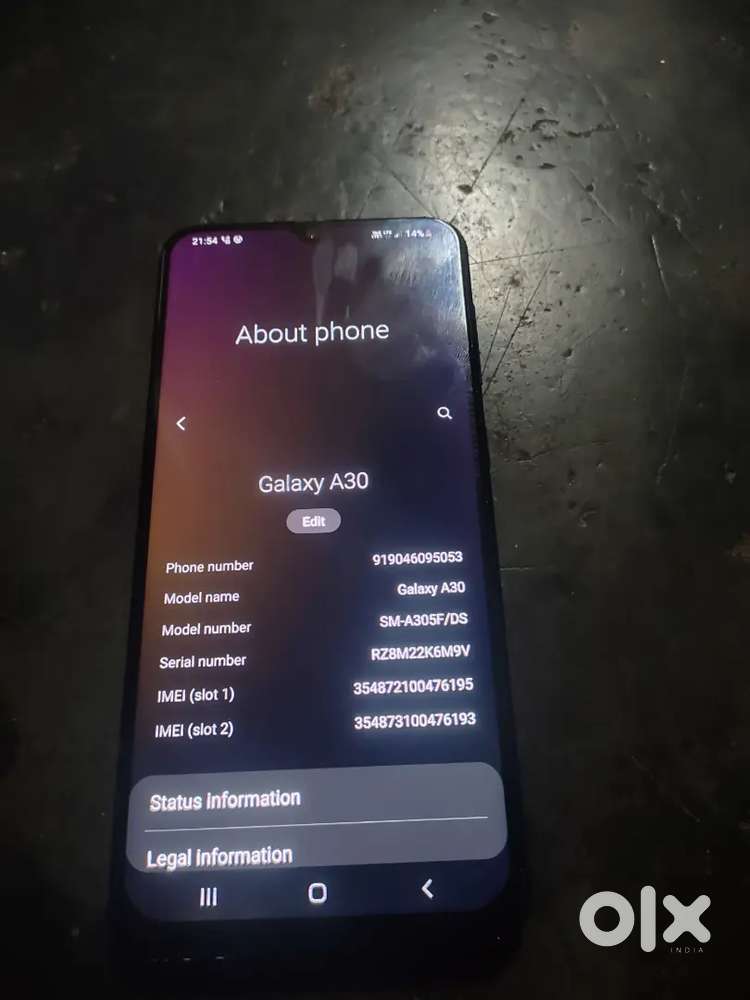 Samsung A 30 for sale 4/64