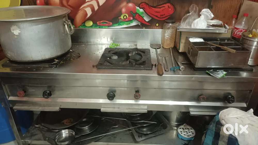 Havey quality 3 barner... Steel bhatti..