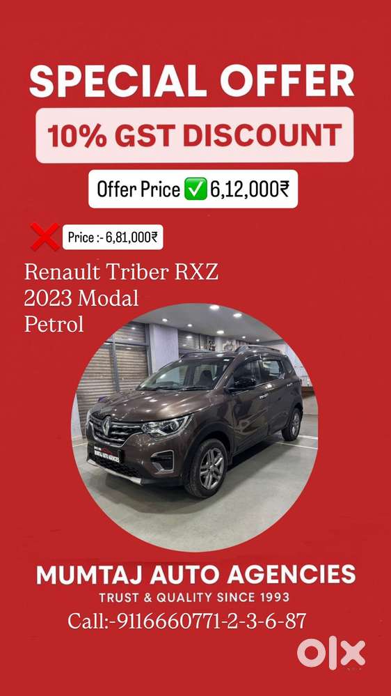 Renault Triber RXZ, 2023, Petrol