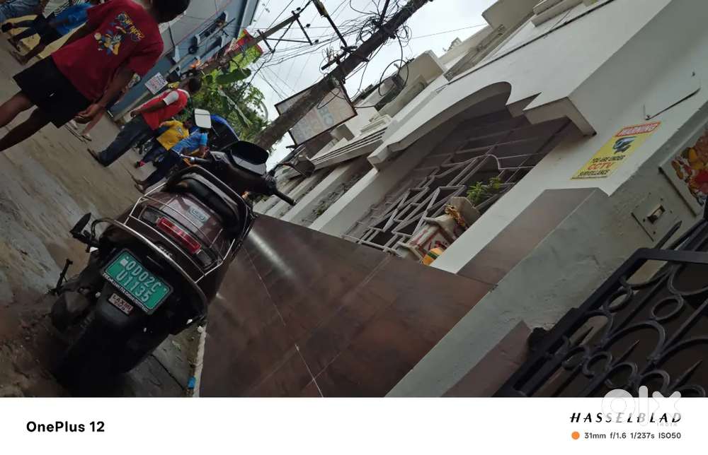 1 bhk with drawing, kitchen, bathroom,puja room marble flooring on re