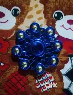 Blue Metal Fidget Spinner – Smooth & Stylish