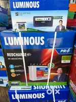 offer 1050va + 150ah luminous inverter luminous tall tublur battery