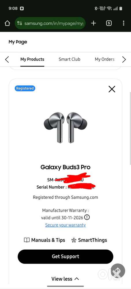 Samsung buds 3 pro (2 months old)