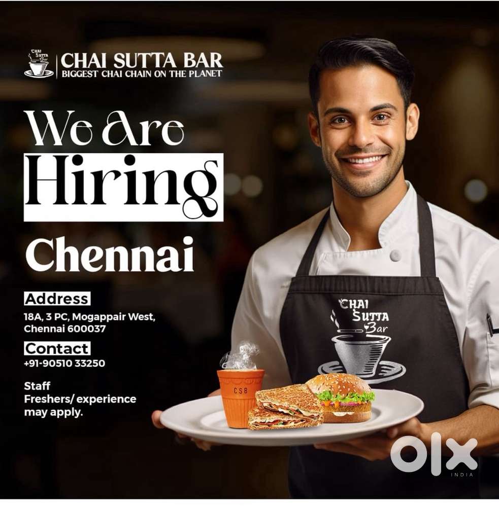 Cafe staff in mogappair