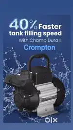 O.5 hp Crompton motor