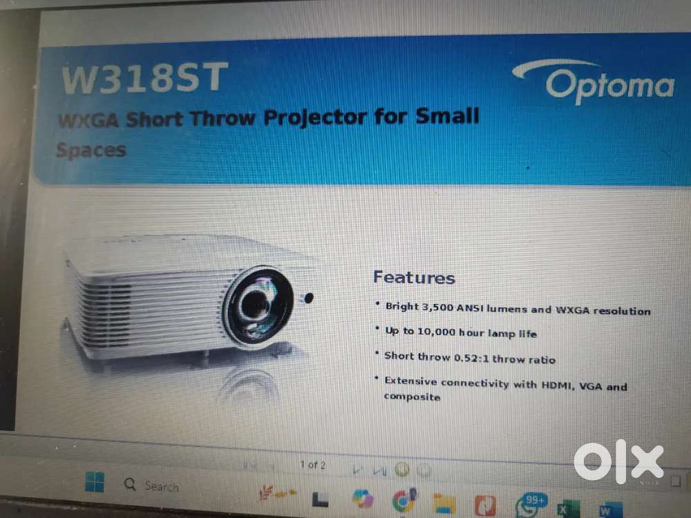 Laser Projector OPTOMA W381STDLP
