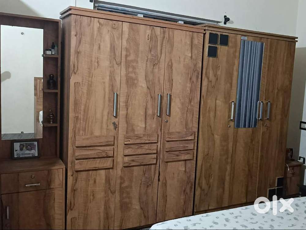 Three Door Wardrobes + Dressing Stand